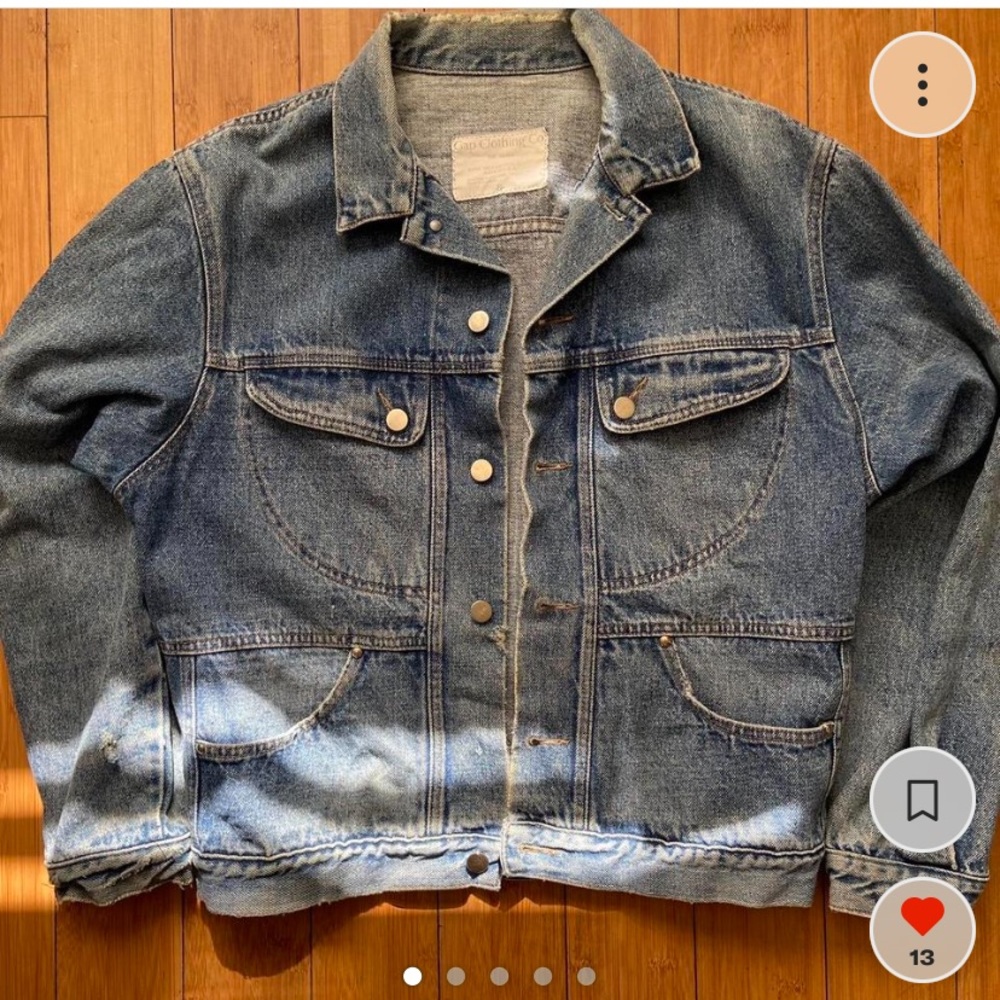 vintage made in usa gap denim jacket